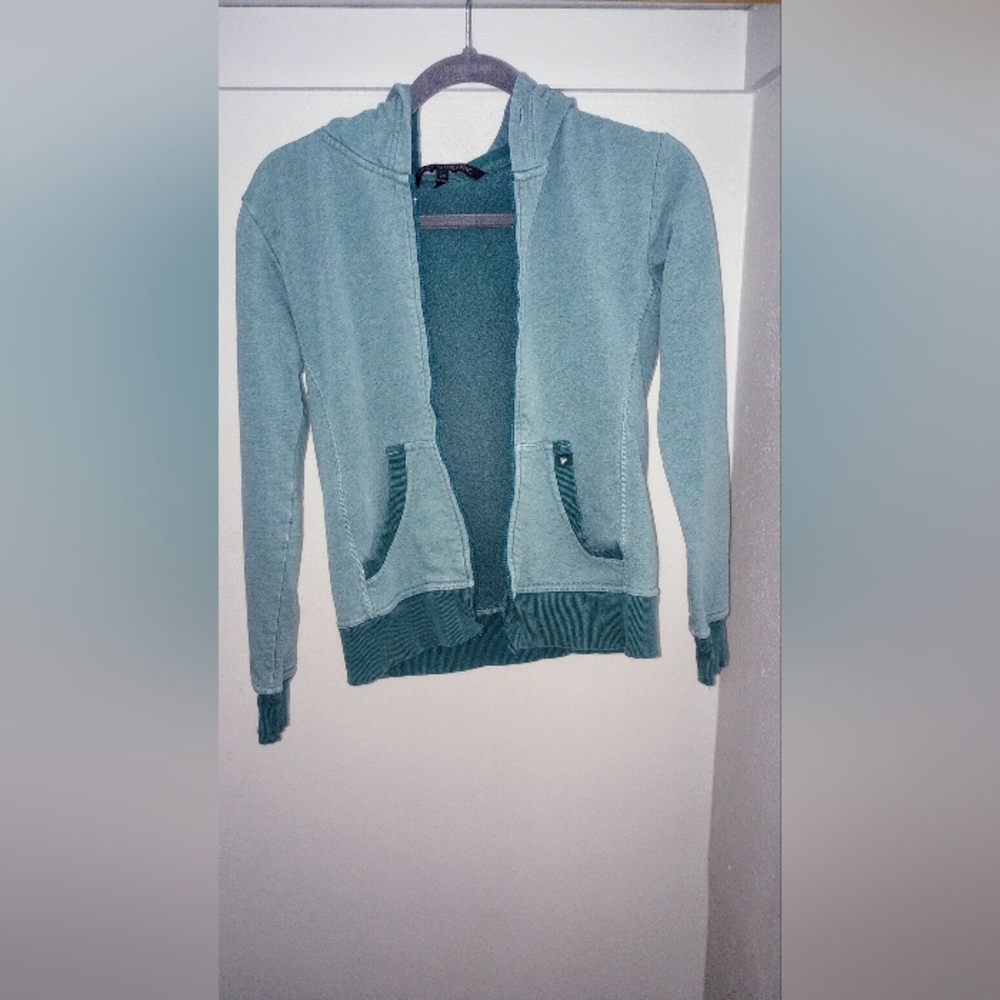 Pact organic cotton green hoodie XS